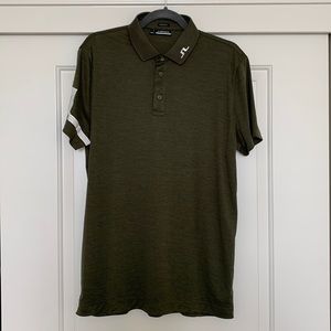 J.Lindeberg Green Golf Polo